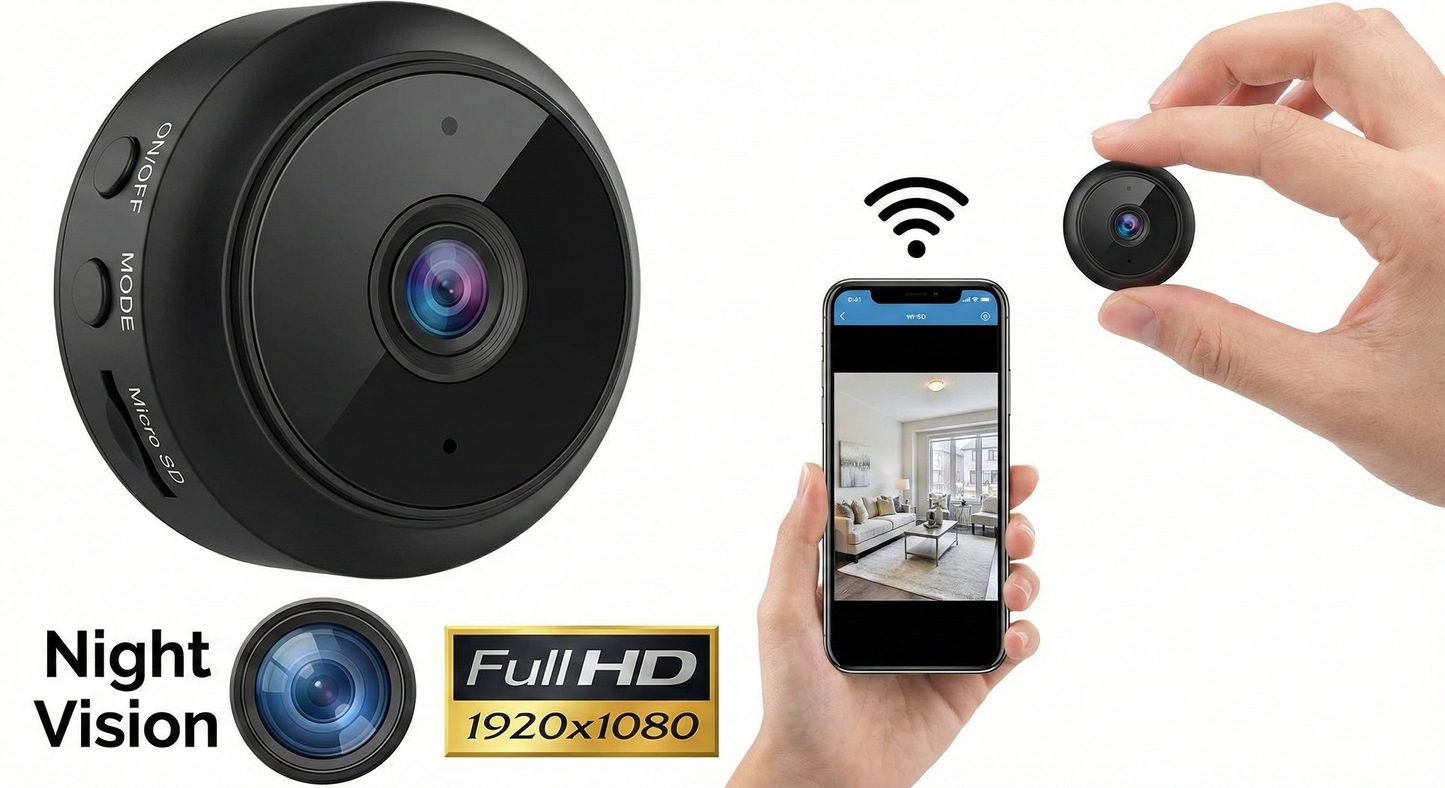 Guardian360 - Mini Cámara de Vigilancia Invisible